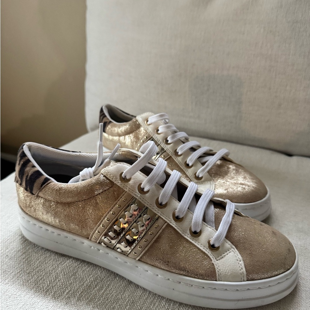 Geoxx Gold Women's Sneakers